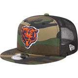 NFL Chicago Bears New Era Mesh Trucker 9FIFTY Snapback Hat - Camo