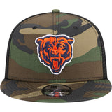 NFL Chicago Bears New Era Mesh Trucker 9FIFTY Snapback Hat - Camo
