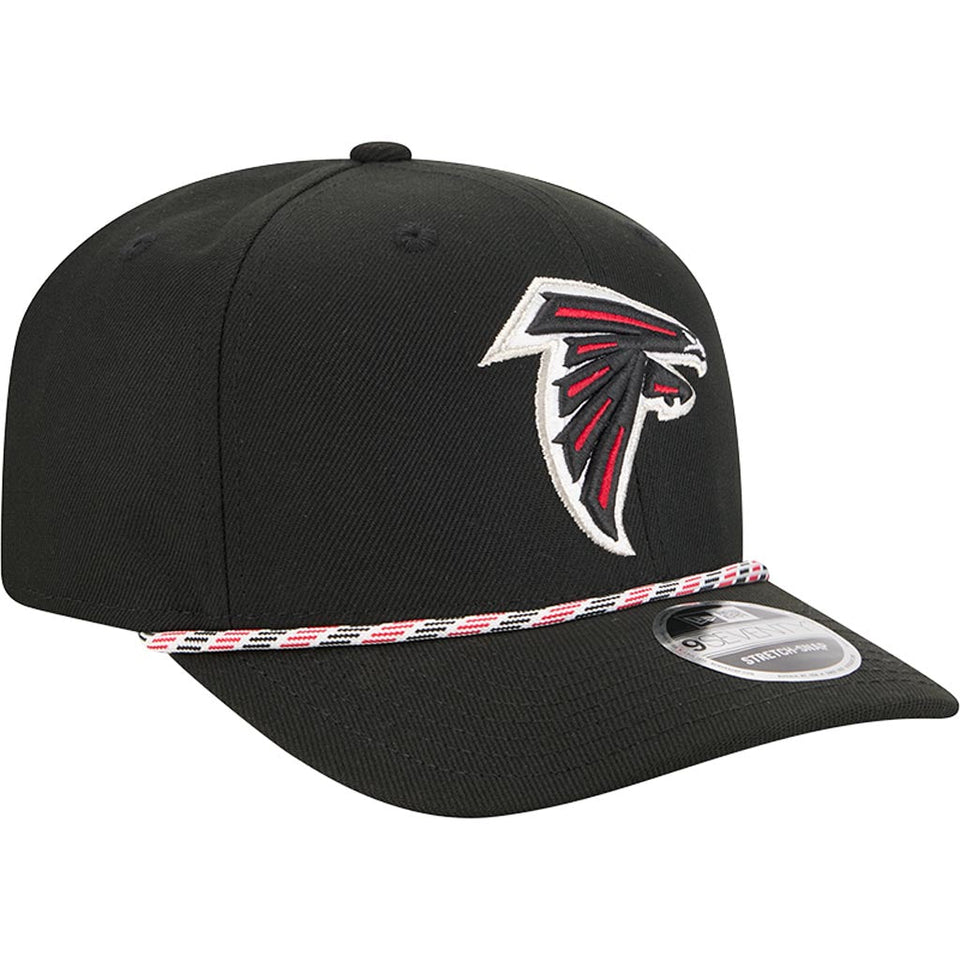 NFL Atlanta Falcons New Era Multi Rope 9SEVENTY Stretch-Snapback Hat - Black