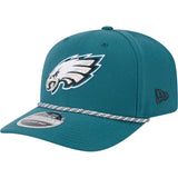 NFL Philadelphia Eagles New Era Multi Rope 9SEVENTY Stretch-Snapback Hat - Green