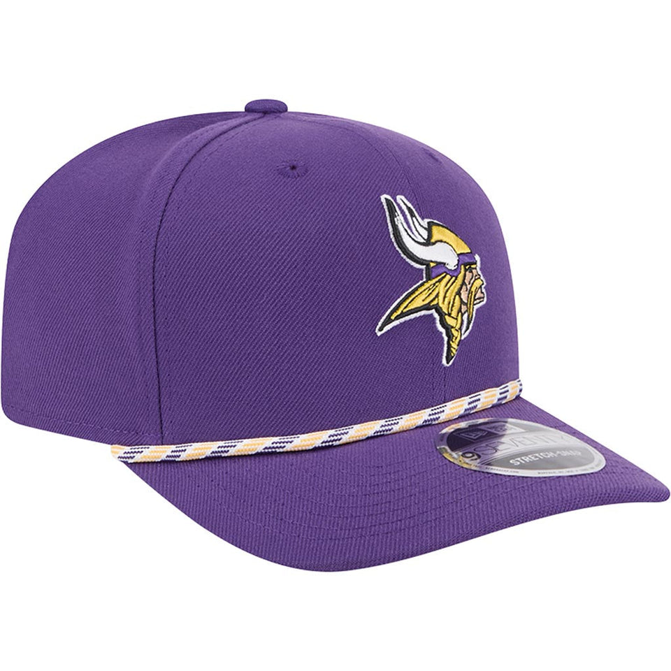 NFL Minnesota Vikings New Era Multi Rope 9SEVENTY Stretch-Snapback Hat - Purple