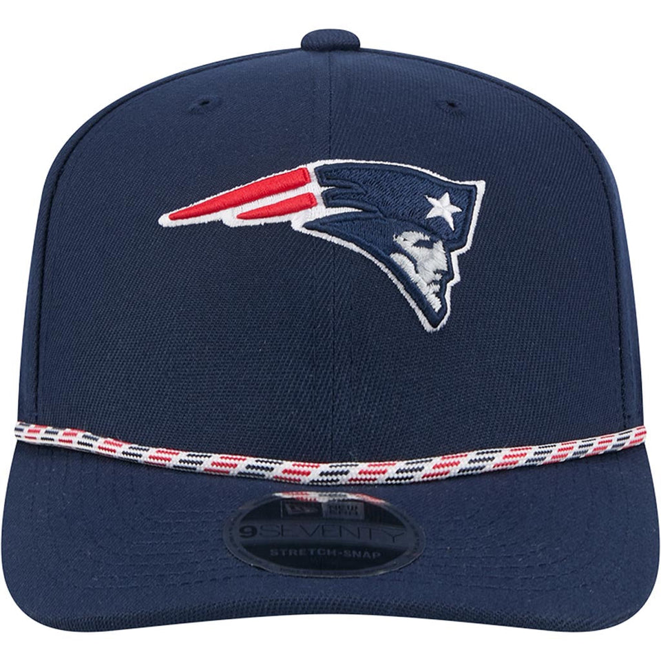 NFL New England Patriots New Era Multi Rope 9SEVENTY Stretch-Snapback Hat - Navy