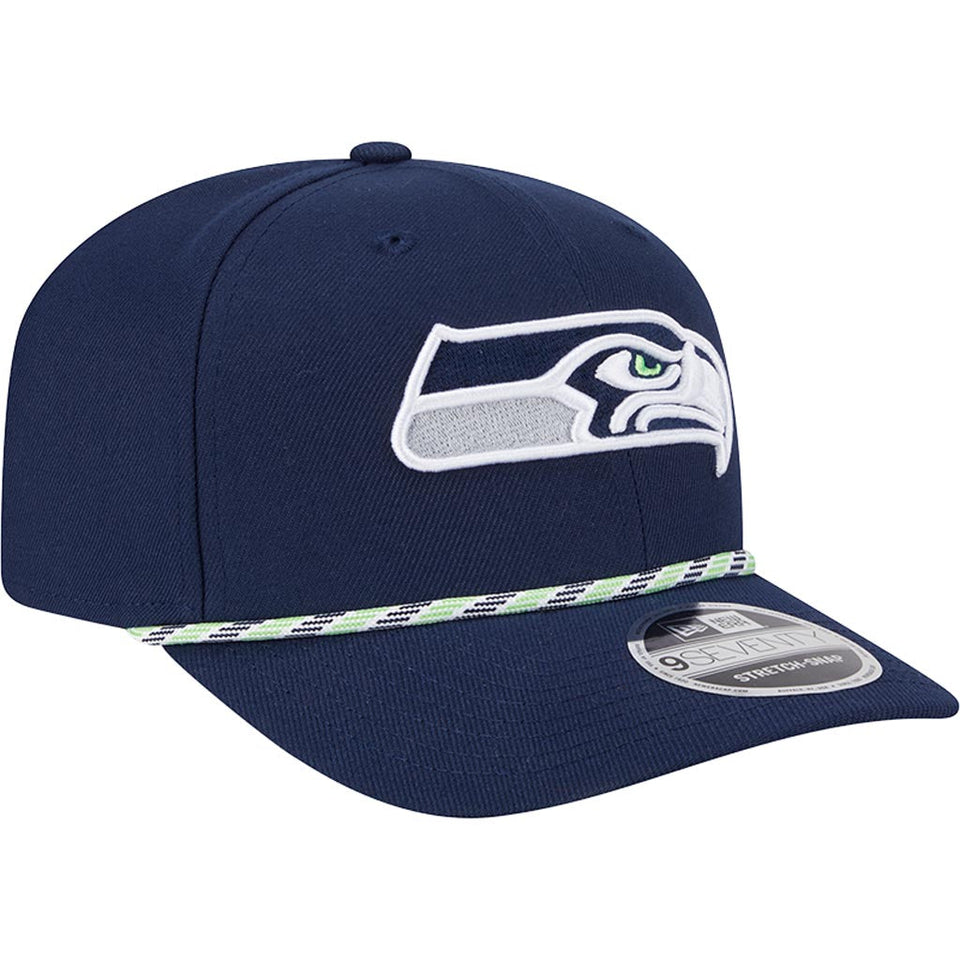 NFL Seattle Seahawks New Era Multi Rope 9SEVENTY Stretch-Snapback Hat - Navy