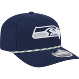 NFL Seattle Seahawks New Era Multi Rope 9SEVENTY Stretch-Snapback Hat - Navy