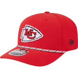 NFL Kansas City Chiefs New Era Multi Rope 9SEVENTY Stretch-Snapback Hat - Red