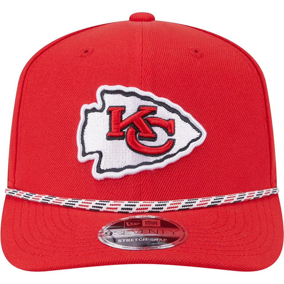 NFL Kansas City Chiefs New Era Multi Rope 9SEVENTY Stretch-Snapback Hat - Red