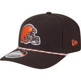 NFL Cleveland Browns New Era Multi Rope 9SEVENTY Stretch-Snapback Hat - Brown