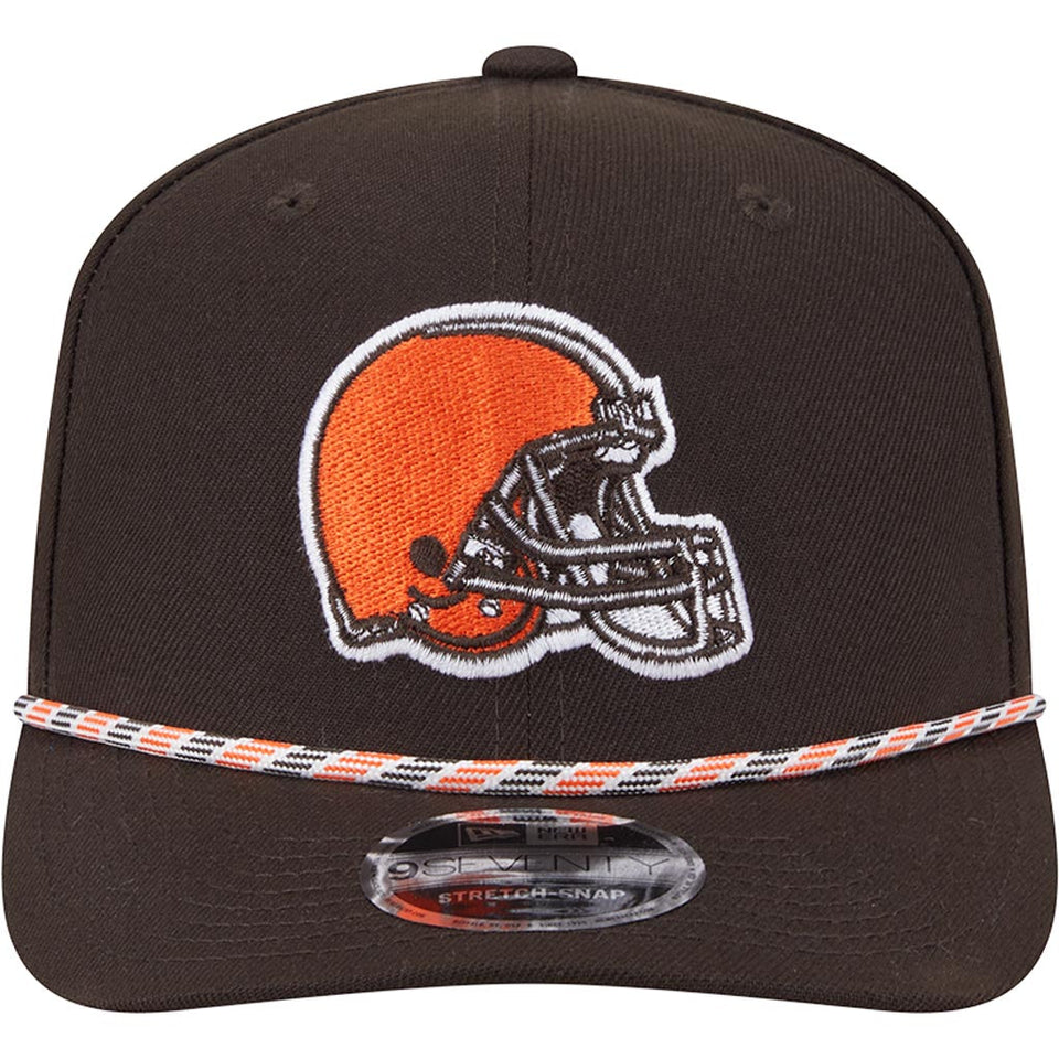 NFL Cleveland Browns New Era Multi Rope 9SEVENTY Stretch-Snapback Hat - Brown
