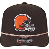 NFL Cleveland Browns New Era Multi Rope 9SEVENTY Stretch-Snapback Hat - Brown