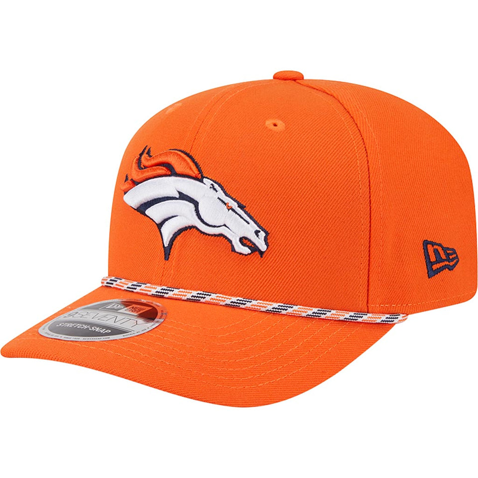 NFL Denver Broncos New Era Multi Rope 9SEVENTY Stretch-Snapback Hat - Orange