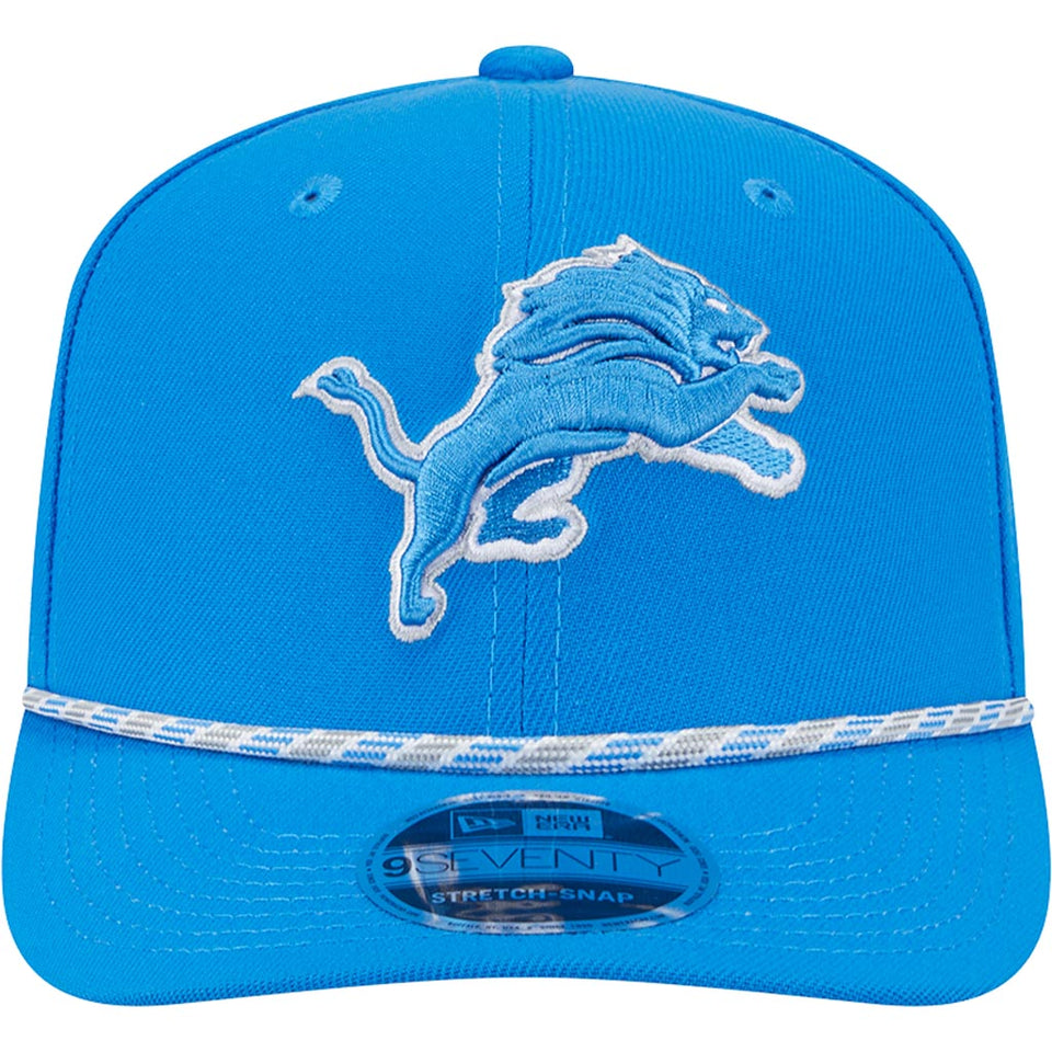 NFL Detroit Lions New Era Multi Rope 9SEVENTY Stretch-Snapback Hat - Blue
