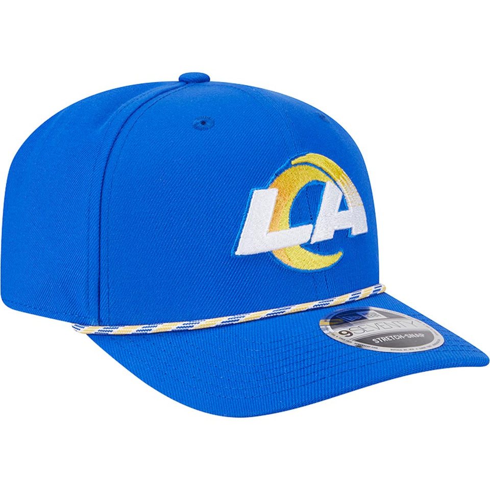 NFL Los Angeles Rams New Era Multi Rope 9SEVENTY Stretch-Snapback Hat - Blue