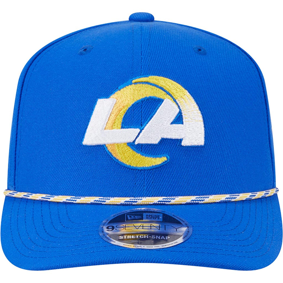 NFL Los Angeles Rams New Era Multi Rope 9SEVENTY Stretch-Snapback Hat - Blue