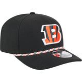 NFL Cincinnati Bengals New Era Multi Rope 9SEVENTY Stretch-Snapback Hat - Black