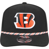 NFL Cincinnati Bengals New Era Multi Rope 9SEVENTY Stretch-Snapback Hat - Black