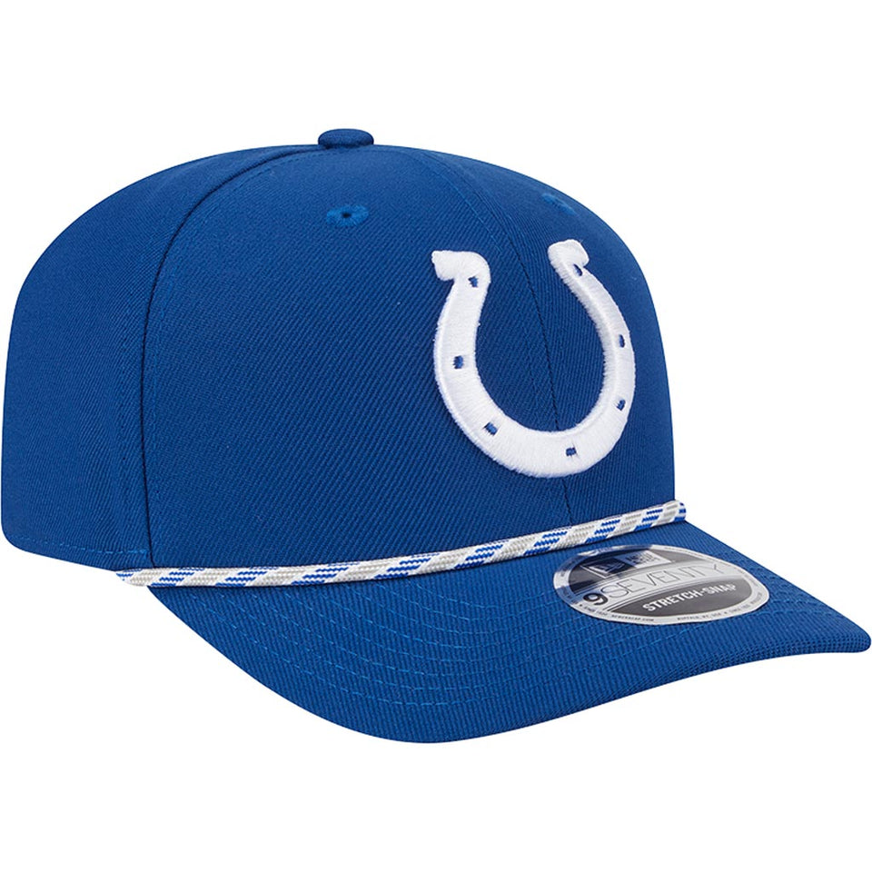 NFL Indianapolis Colts New Era Multi Rope 9SEVENTY Stretch-Snapback Hat - Blue