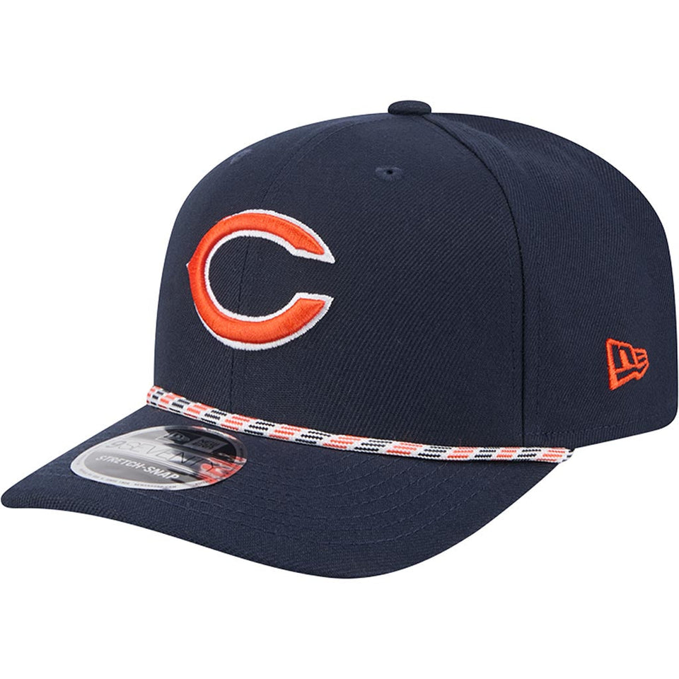 NFL Chicago Bears New Era Multi Rope 9SEVENTY Stretch-Snapback Hat - Navy