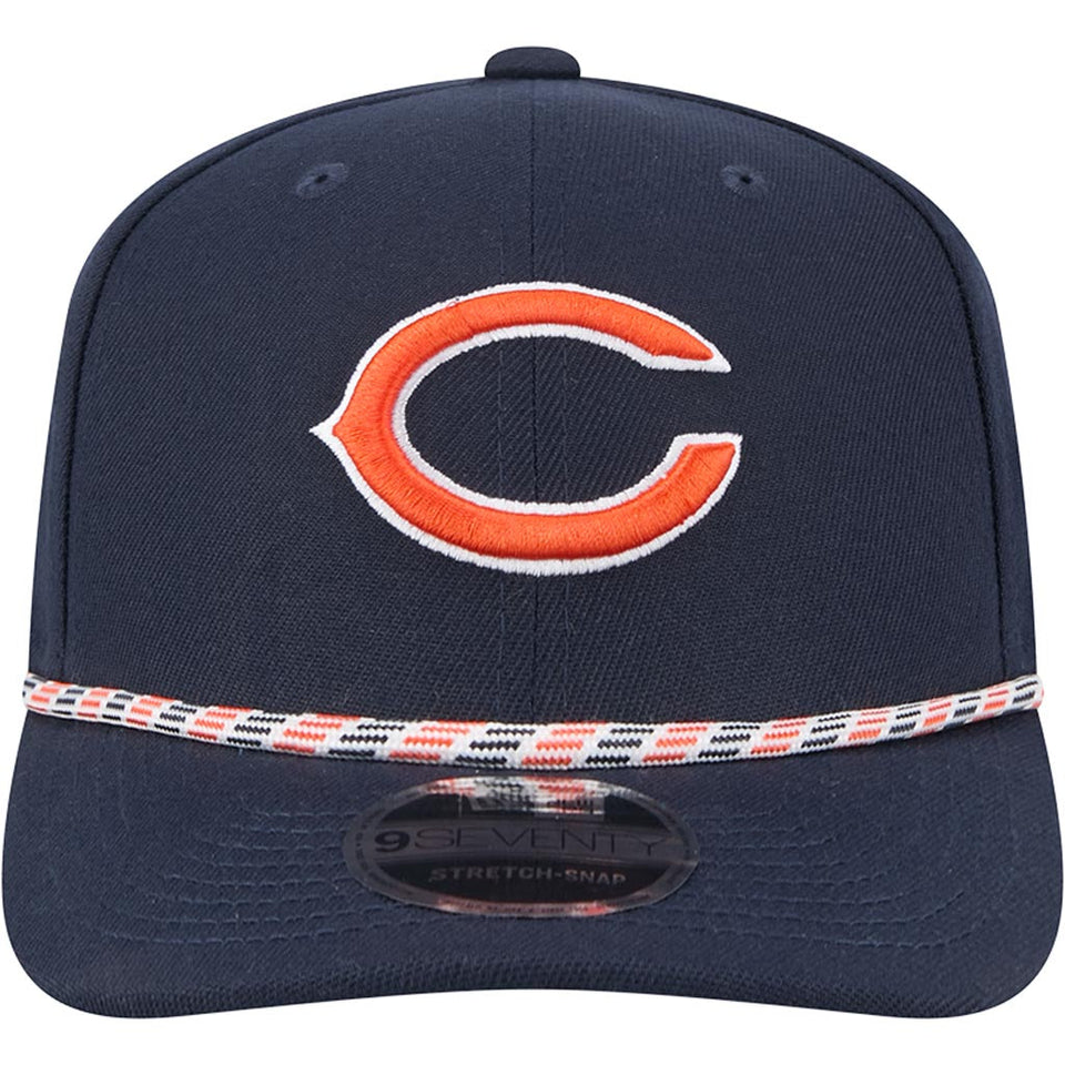 NFL Chicago Bears New Era Multi Rope 9SEVENTY Stretch-Snapback Hat - Navy