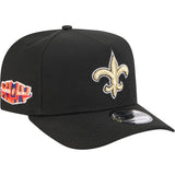 NFL New Orleans Saints New Era OTC 9FIFTY A-Frame Snapback Hat - Black