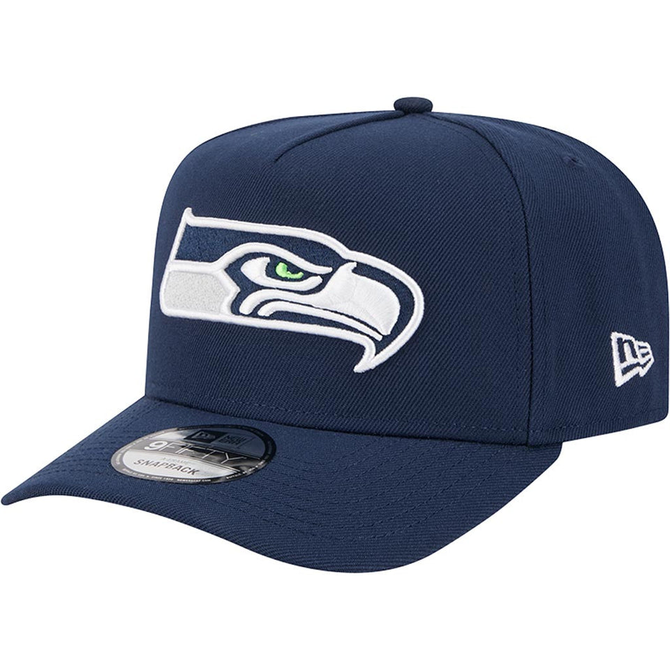 NFL Seattle Seahawks New Era OTC 9FIFTY A-Frame Snapback Hat - Navy