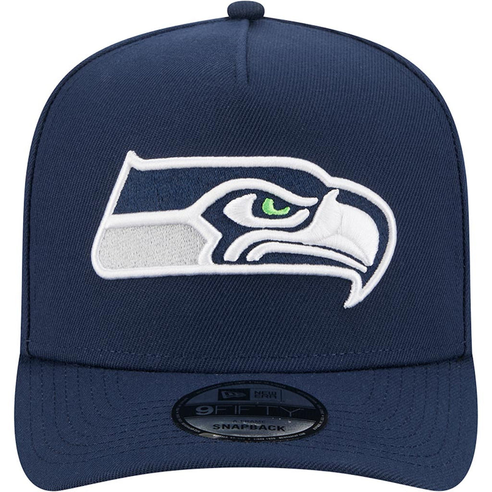NFL Seattle Seahawks New Era OTC 9FIFTY A-Frame Snapback Hat - Navy