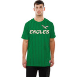 NFL Philadelphia Eagles New Era Pinstripe T-Shirt - Green