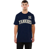 MLB New York Yankees New Era Pinstripe T-Shirt - Navy