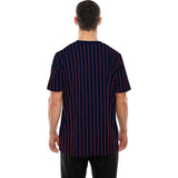 NFL Chicago Bears New Era Pinstripe T-Shirt - Navy