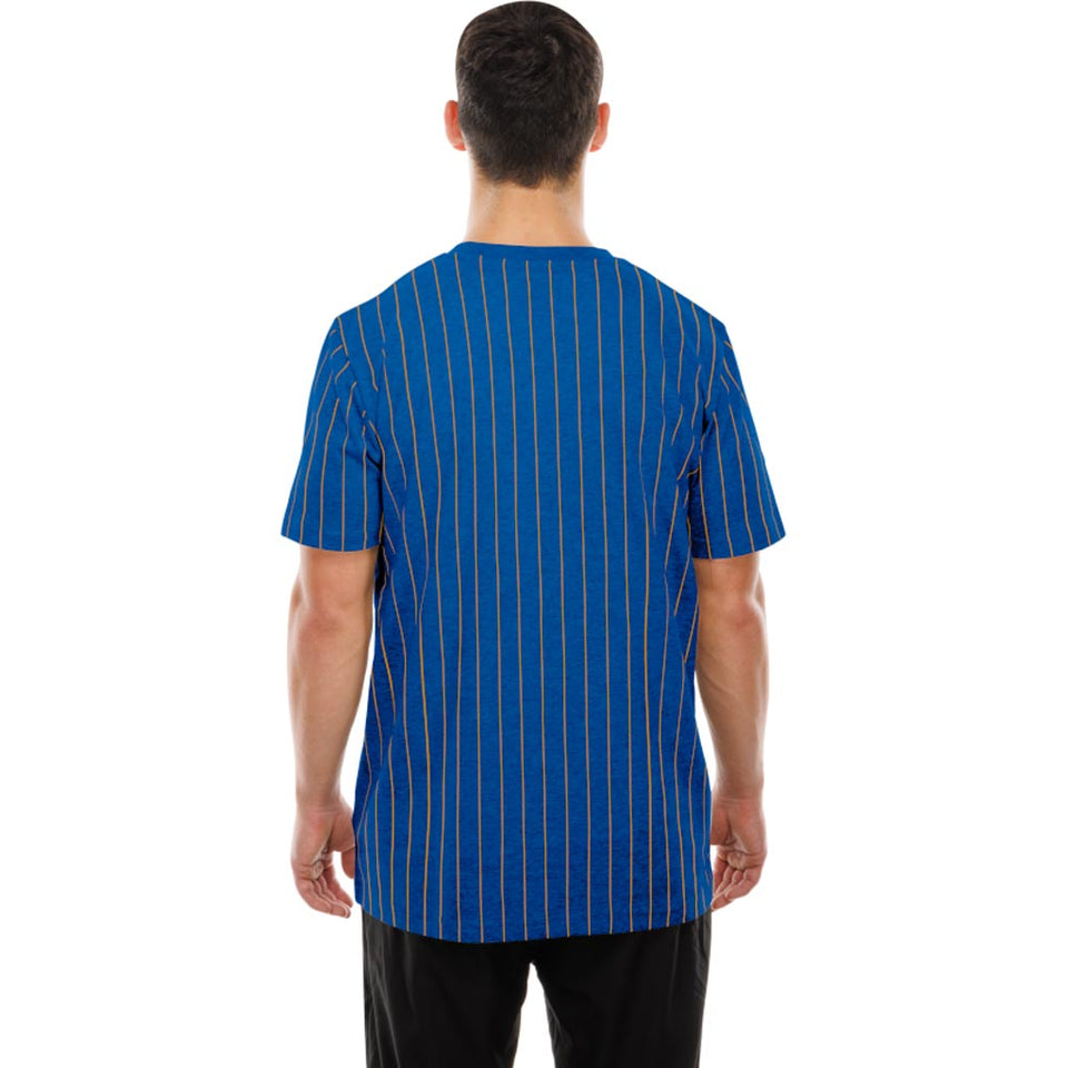 NFL Los Angeles Chargers New Era Pinstripe T-Shirt - Red