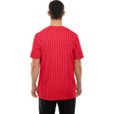 NFL San Francisco 49ers New Era Pinstripe T-Shirt - Red