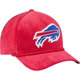 NFL Buffalo Bills New Era Corduroy 9FORTY A-Frame M-Crown Snapback Hat - Red