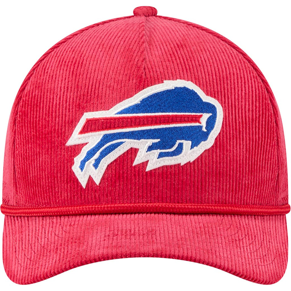 NFL Buffalo Bills New Era Corduroy 9FORTY A-Frame M-Crown Snapback Hat - Red