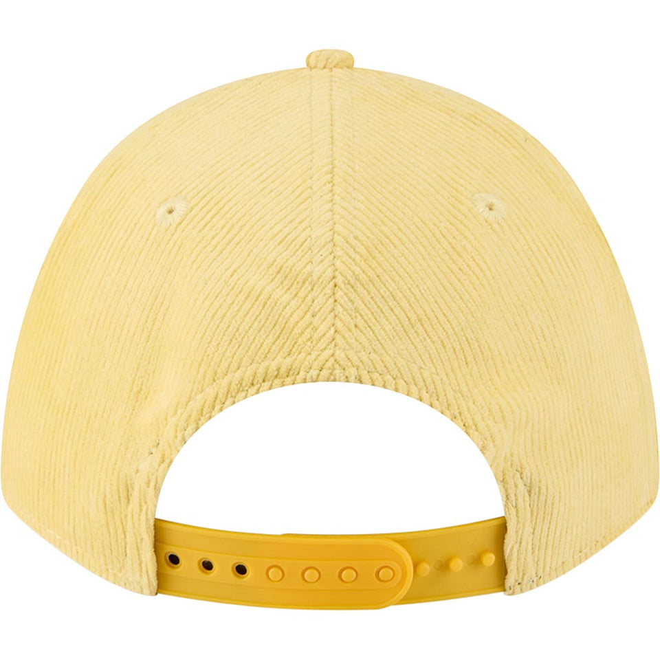 NFL Green Bay Packers New Era Corduroy 9FORTY A-Frame M-Crown Snapback Hat - Gold