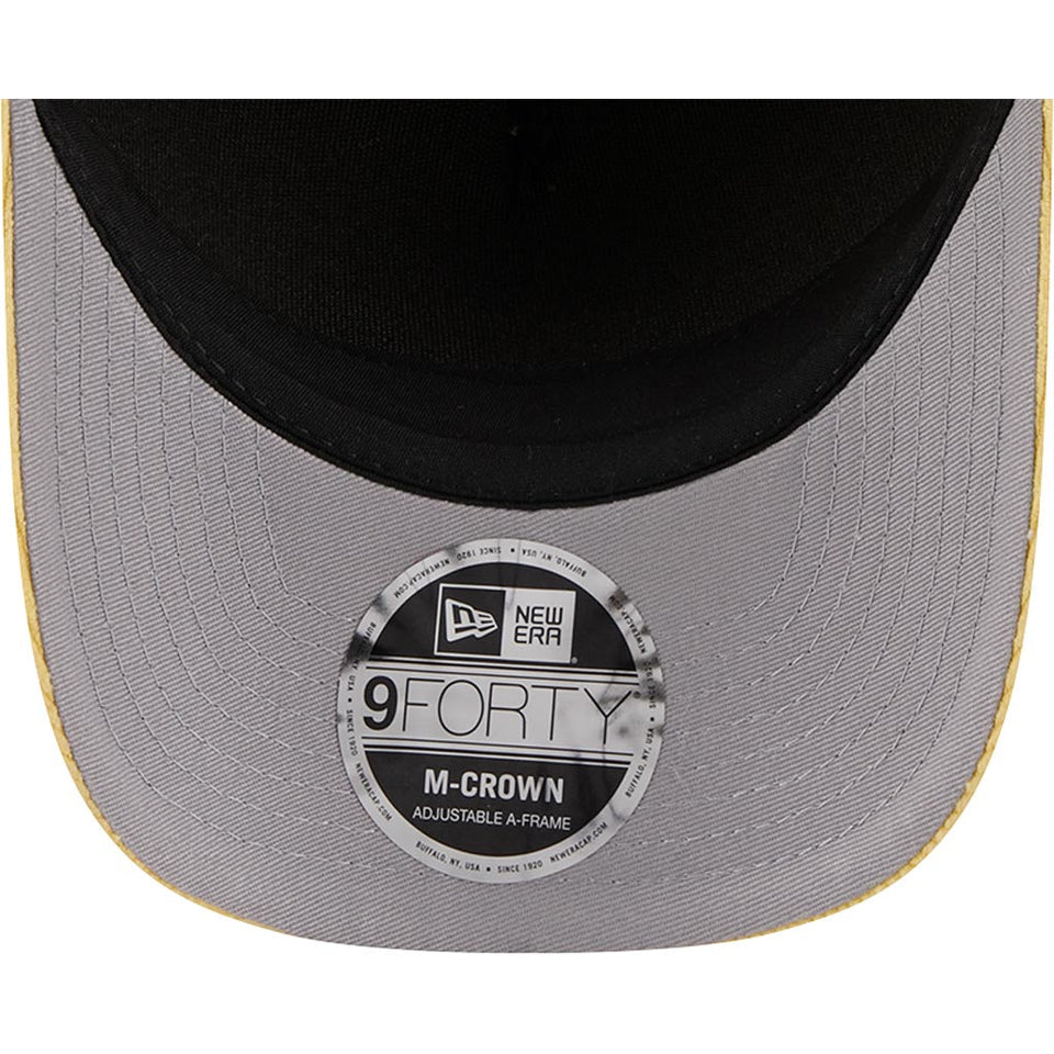 NFL Green Bay Packers New Era Corduroy 9FORTY A-Frame M-Crown Snapback Hat - Gold