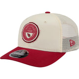 NFL Arizona Cardinals New Era Circle 9SEVENTY Stretch-Snapback Hat - Cream