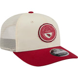 NFL Arizona Cardinals New Era Circle 9SEVENTY Stretch-Snapback Hat - Cream