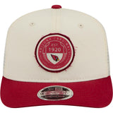 NFL Arizona Cardinals New Era Circle 9SEVENTY Stretch-Snapback Hat - Cream