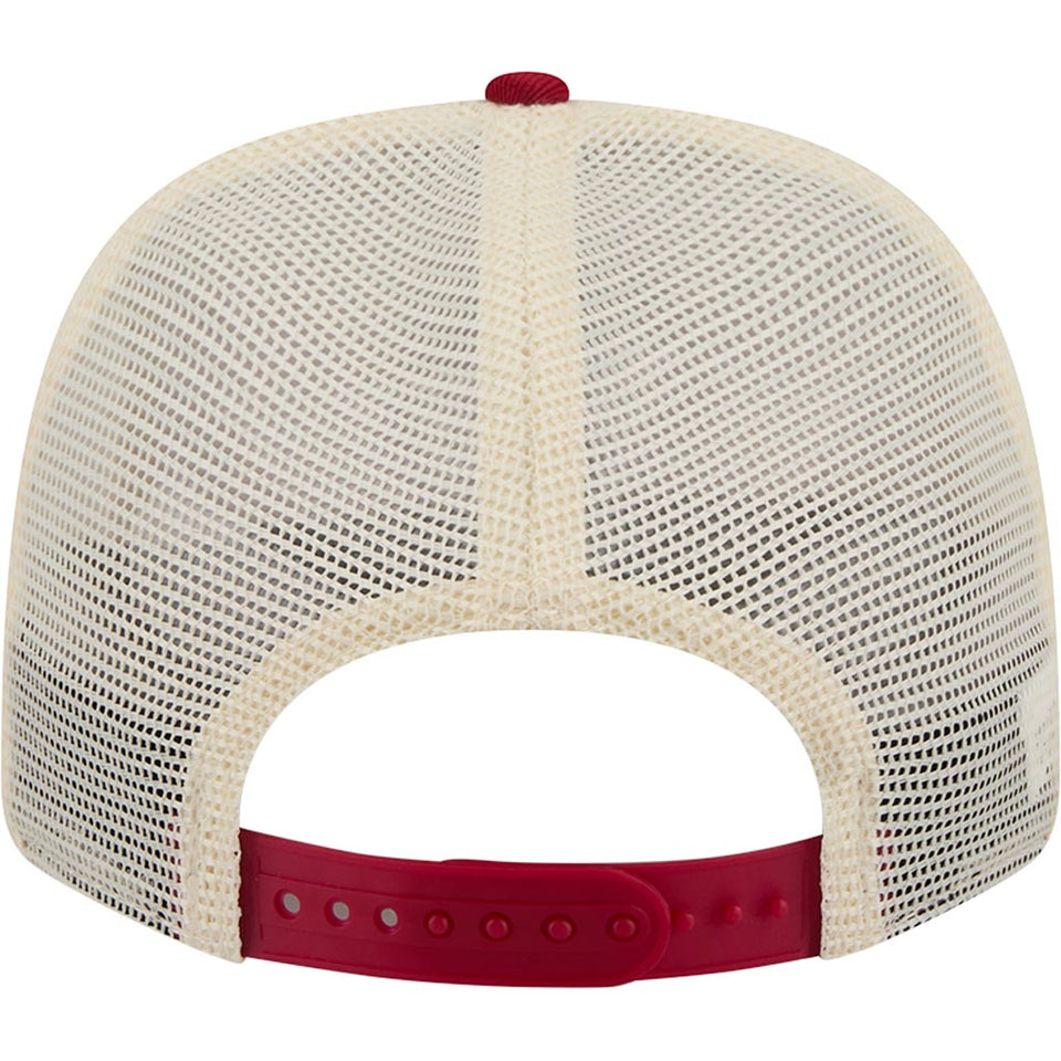 NFL Arizona Cardinals New Era Circle 9SEVENTY Stretch-Snapback Hat - Cream