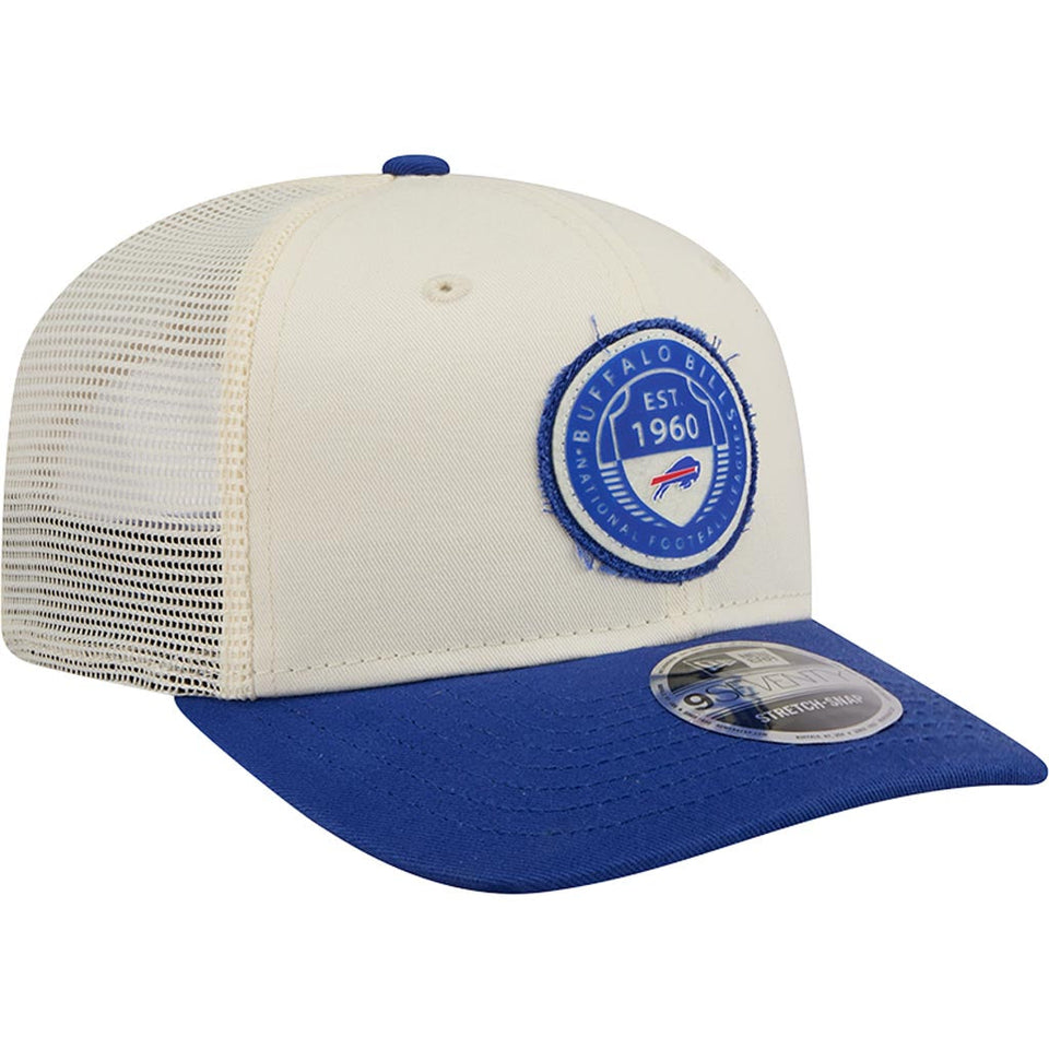 NFL Buffalo Bills New Era Circle 9SEVENTY Stretch-Snapback Hat - Cream