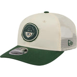 NFL Green Bay Packers New Era Circle 9SEVENTY Stretch-Snapback Hat - Cream