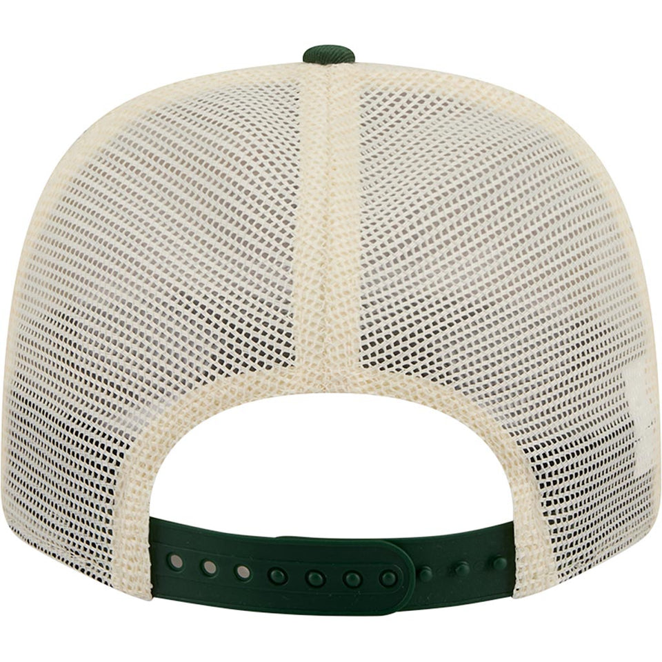 NFL Green Bay Packers New Era Circle 9SEVENTY Stretch-Snapback Hat - Cream