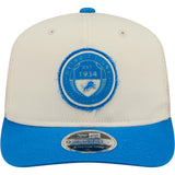 NFL Detroit Lions New Era Circle 9SEVENTY Stretch-Snapback Hat - Cream