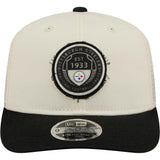 NFL Pittsburgh Steelers New Era Circle 9SEVENTY Stretch-Snapback Hat - Cream