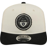 NFL Las Vegas Raiders New Era Circle 9SEVENTY Stretch-Snapback Hat - Cream