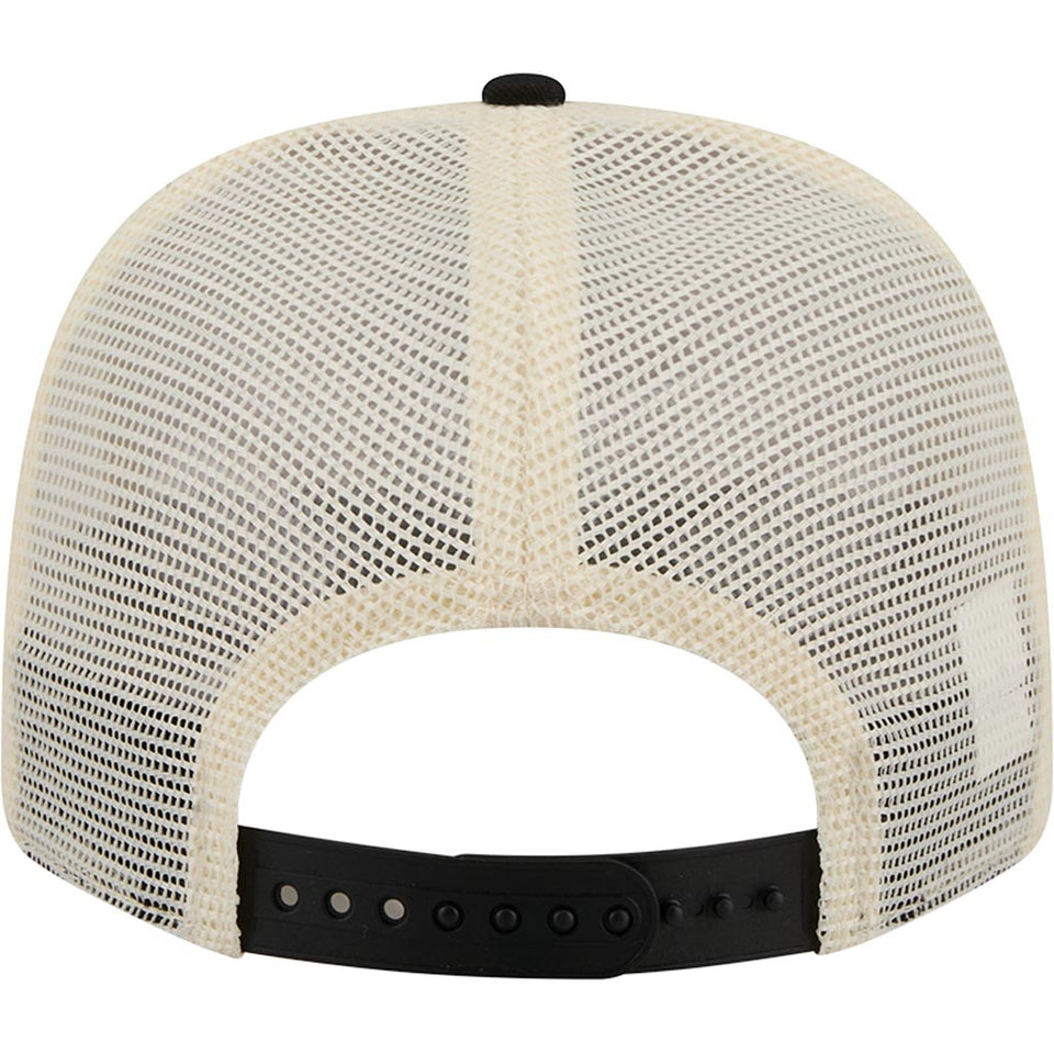 NFL Las Vegas Raiders New Era Circle 9SEVENTY Stretch-Snapback Hat - Cream