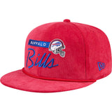 NFL Buffalo Bills New Era Corduroy Rope 9FIFTY Snapback Hat - Blue