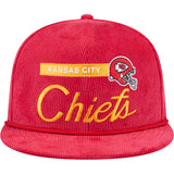 NFL Kansas City Chiefs New Era Corduroy Rope 9FIFTY Snapback Hat - Red
