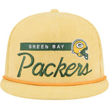 NFL Green Bay Packers New Era Corduroy Rope 9FIFTY Snapback Hat - Green