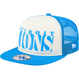 NFL Detroit Lions New Era Team Cutout 9FIFTY A-Frame Snapback Hat -  Cream