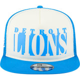 NFL Detroit Lions New Era Team Cutout 9FIFTY A-Frame Snapback Hat -  Cream